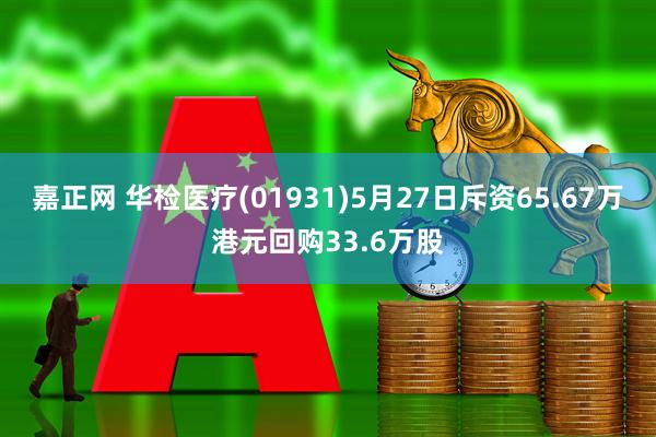 嘉正网 华检医疗(01931)5月27日斥资65.67万港元回购33.6万股
