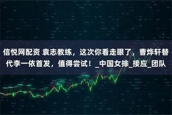 信悦网配资 袁志教练，这次你看走眼了，曹烨轩替代李一依首发，值得尝试！_中国女排_接应_团队